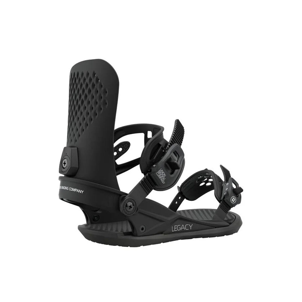 The 2021 Union Legacy Black Women's Snowboard Binding