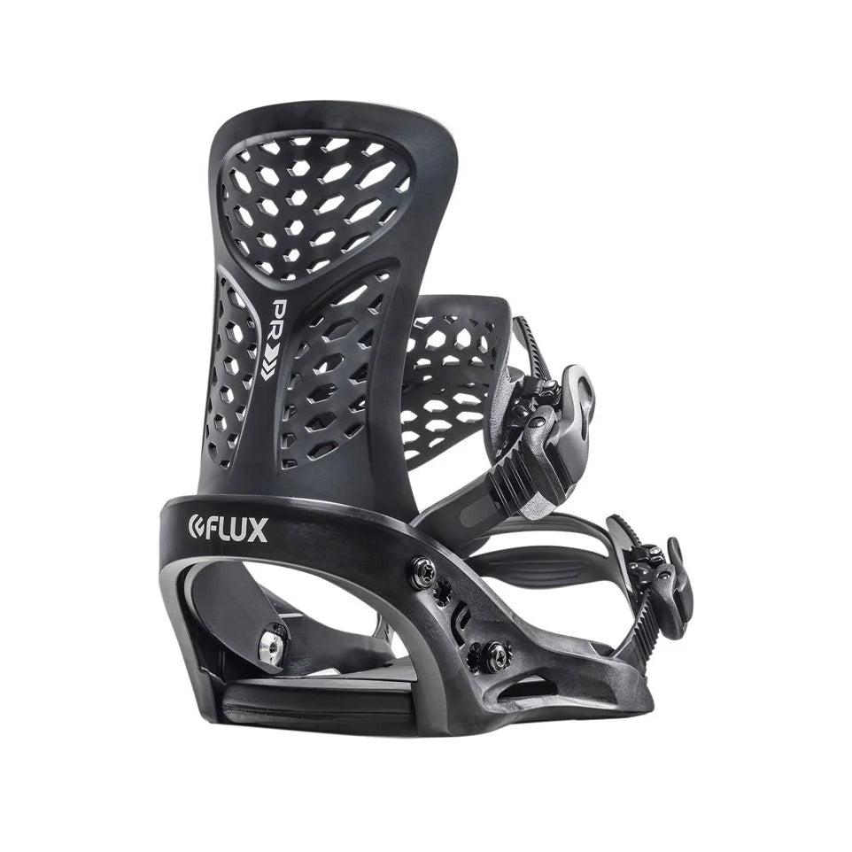 The 2023 Flux PR Black Men's Snowboard Binding