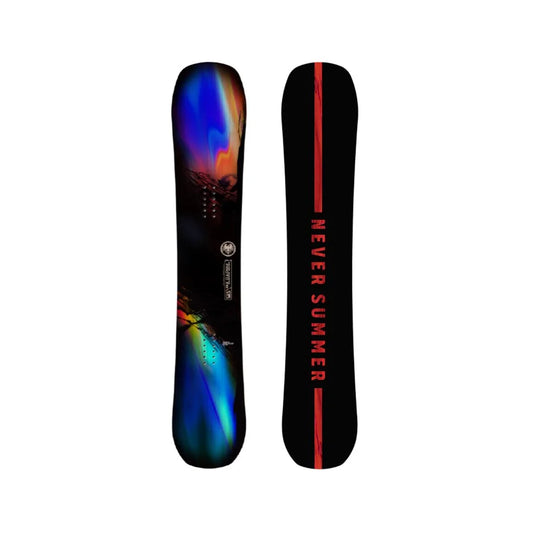 The 2023 Never Summer Proto FR Men's Snowboard in black