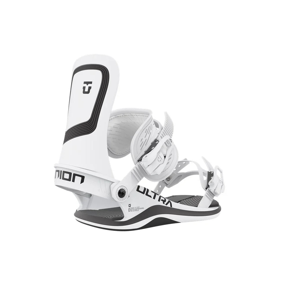 The 2023 Union Ultra White Women's Snowboard Bindings