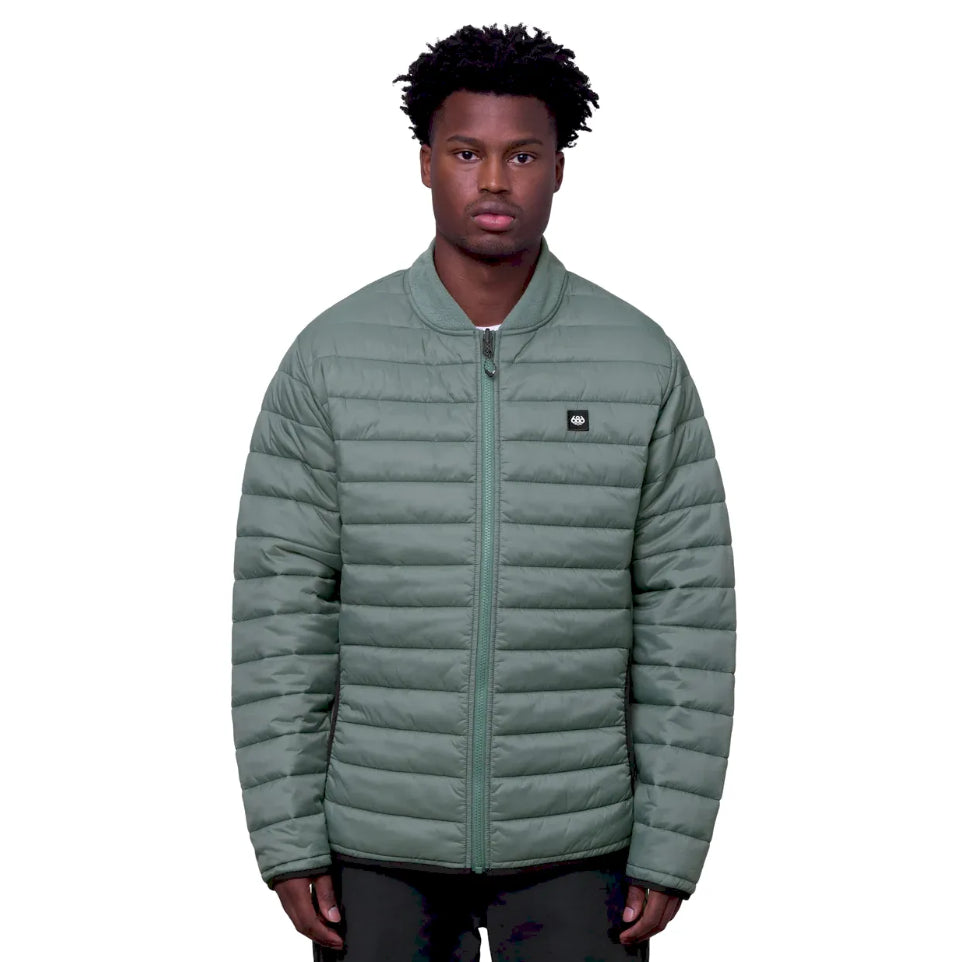 The 2024 686 Men's Thermal Puff Jacket Cypress Green