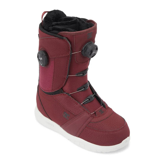 The 2024 DC Lotus Wine Women's Snowboard Boot
