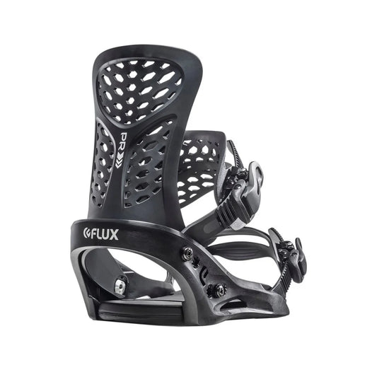 The 2024 Flux PR Black Men's Snowboard Binding