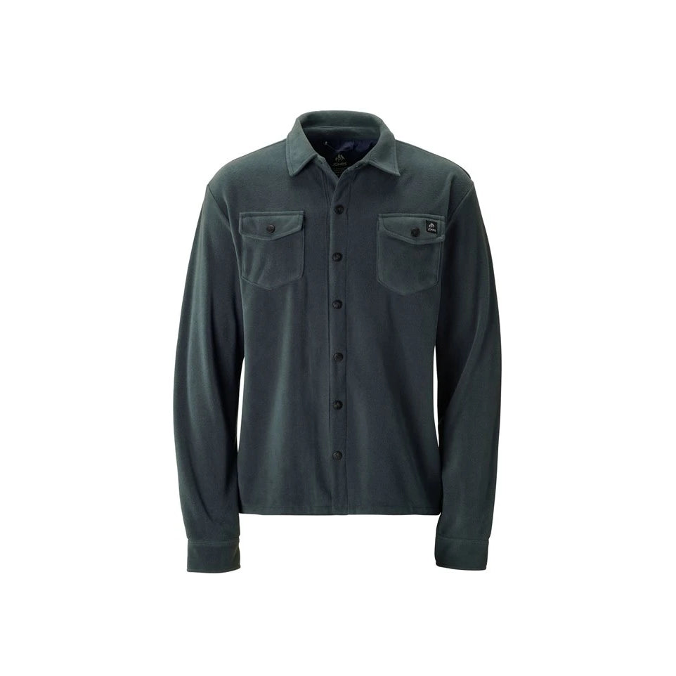 The 2024 Jones Men's December Recycled Fleece Shirt Dawn Blue