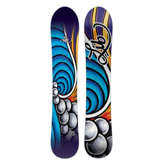 The 2024 Lib Tech Dynamiss Women's Snowbard in blue