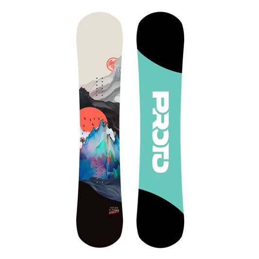 The 2024 Never Summer Proto Synthesis Women's Snowboard in black
