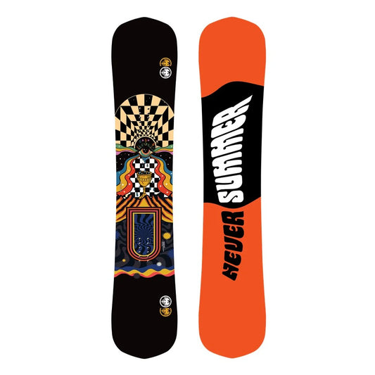 The 2024 Never Summer Protoslinger Women's Snowboard in black