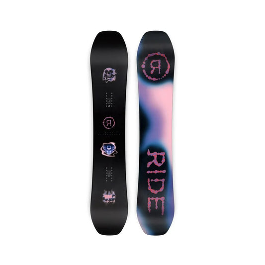 The 2024 Ride Algorythm Men's Snowboard in black