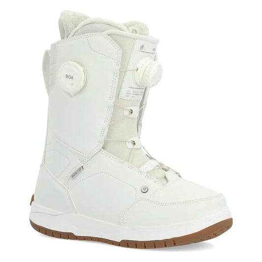 The 2024 Ride Hera White Women's Snowboard Boot
