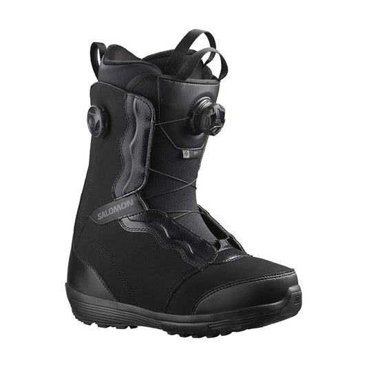 The 2024 Salomon Ivy Boa Black Women's Snowboard Boot