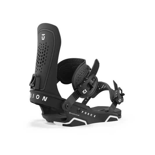 The 2024 Union Force Black Men's Snowboard Binding