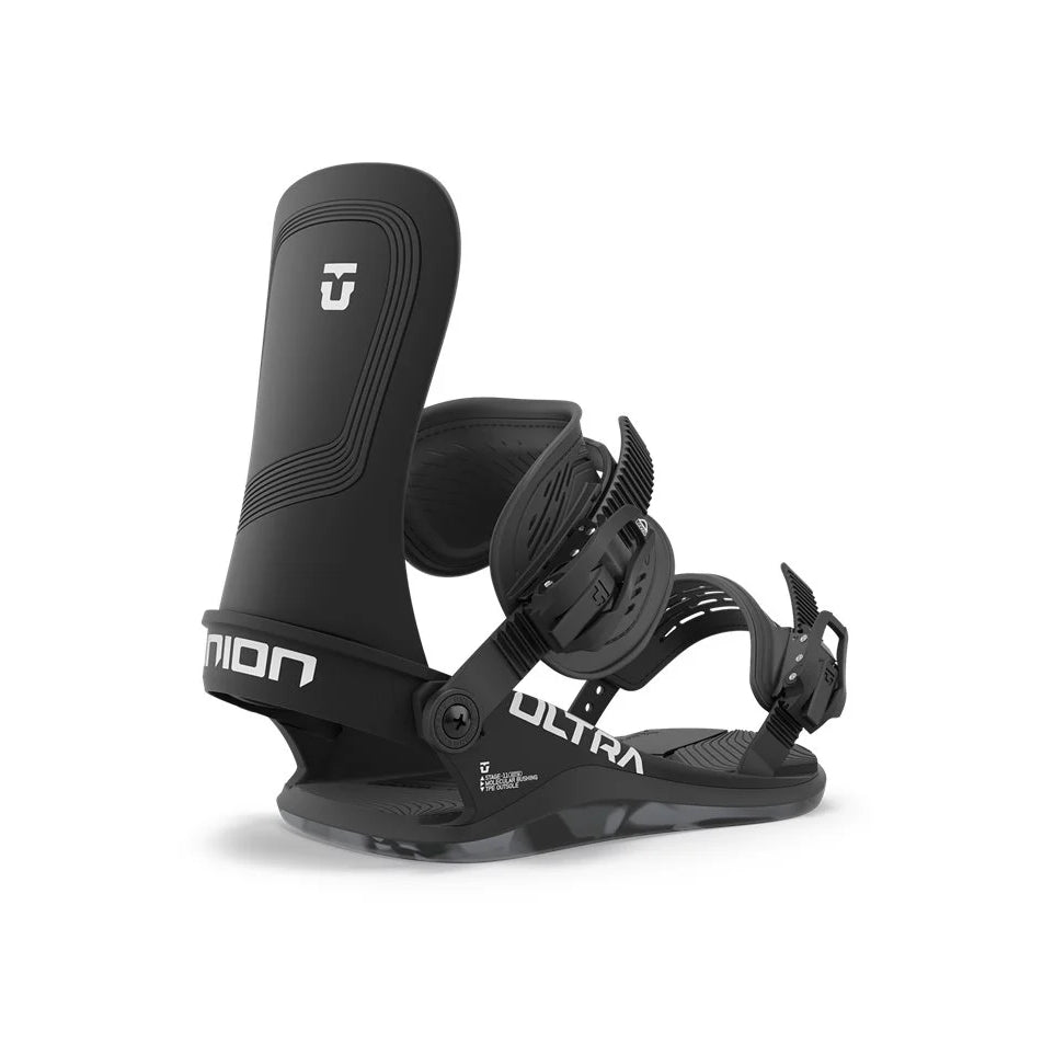 The 2024 Union Ultra Black Men's Sowboard Binding
