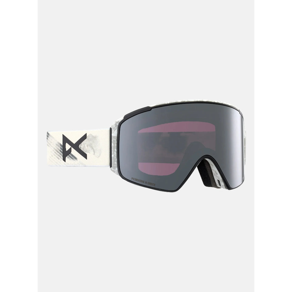The Anon M4S Cylindrical Goggles, Bonus Lens & MFI Face Mask 2024 in Flight Attendant/ Perceive Sunny Onyx