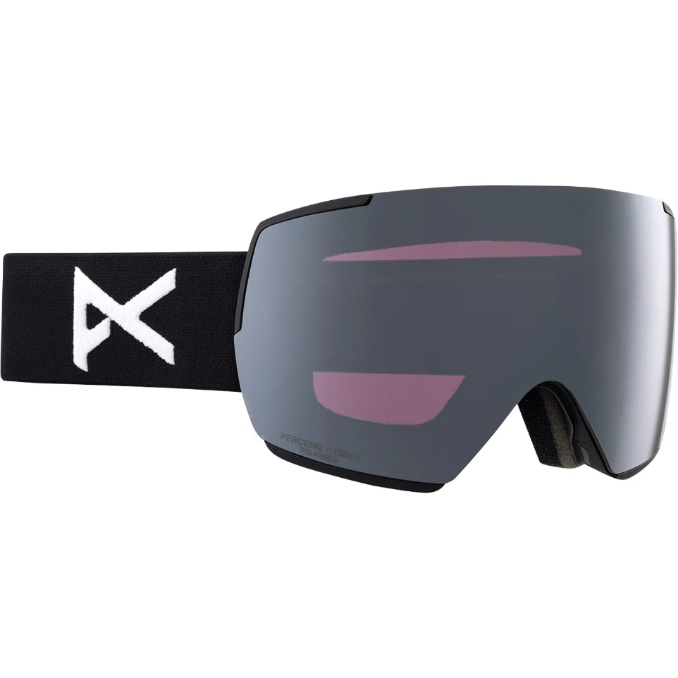 The Anon M5 Goggles & Bonus Polarized Perceive Lens 2024 in Black/ Perceive Polarised Sunny Onyx