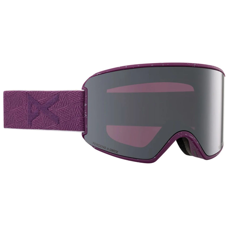 The Anon WM3 Goggles, Bonus Lens & MFI Face Mask 2024 in Grape/ Perceive Sunny Onyx