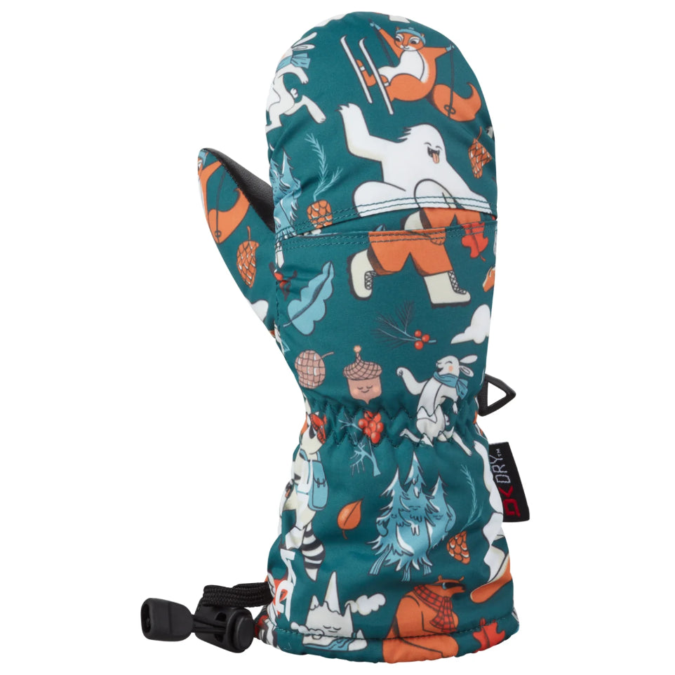 The Dakine Scrambler Toddler Mitts 2024 in Snowday