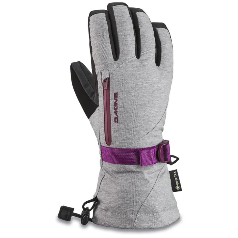 The Dakine Sequoia Gore-Tex Women's Gloves 2024 in Steel Grey