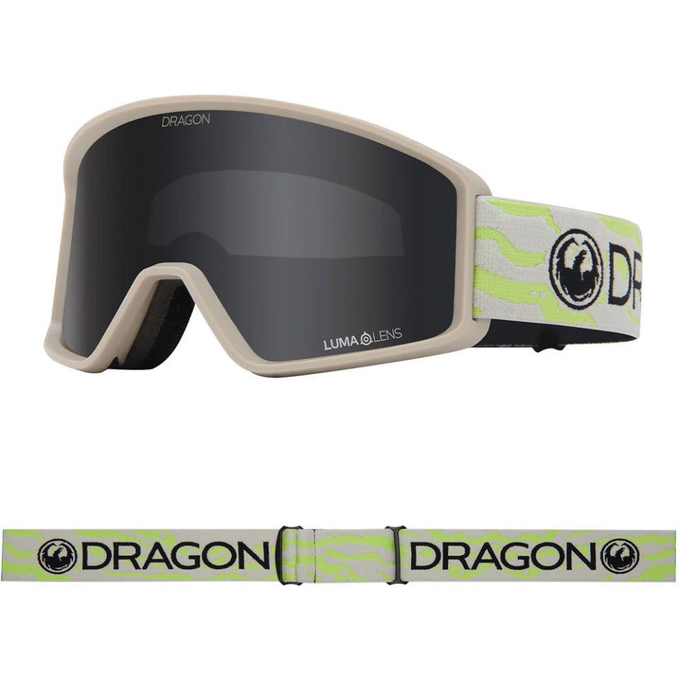 The Dragon DXT OTG Goggles 2024 in Kelp/ Lumalens Dark Smoke