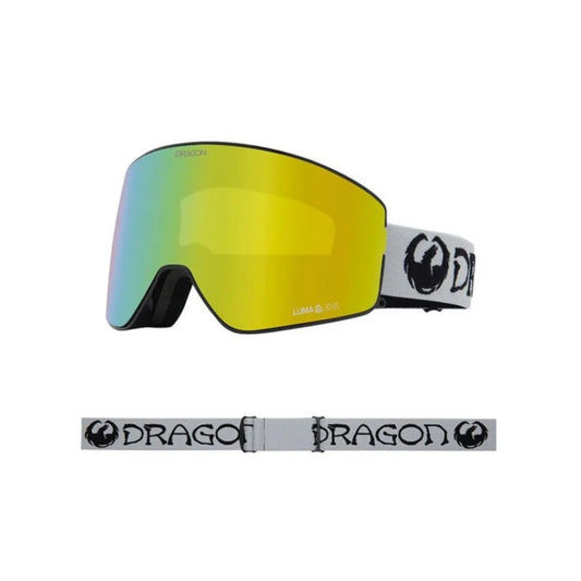 The Dragon NFX2 Goggles 2024 in Classic Grey/ Lumalens Rose Gold & Lumalens Amber