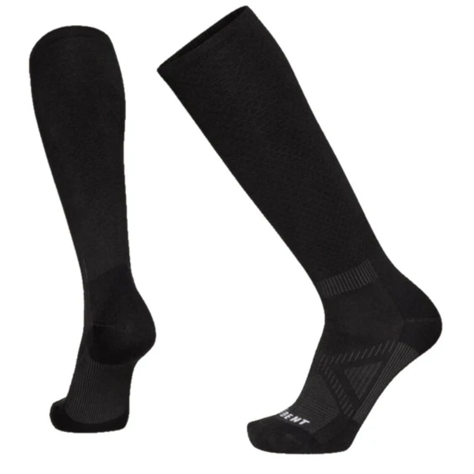 The Le Bent Compression Zero Snow Socks 2024 in Black