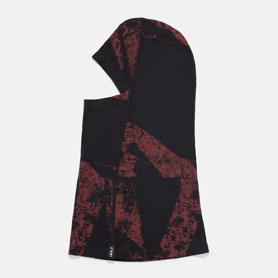 The Le Bent Fractal Lightweight Balaclava 2024 in Madder Brown