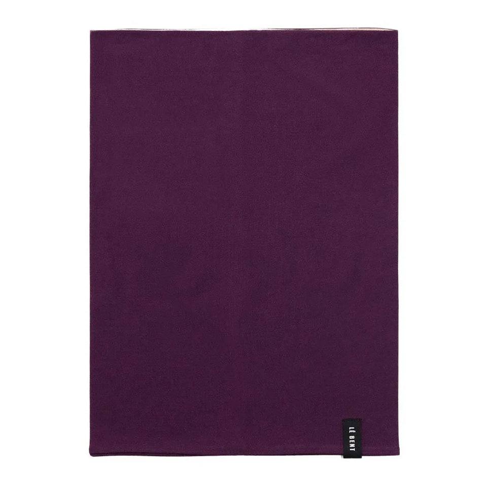The Le Bent Reversible Midweight Neck Gaiter 2024 in Amber/ Potent Purple
