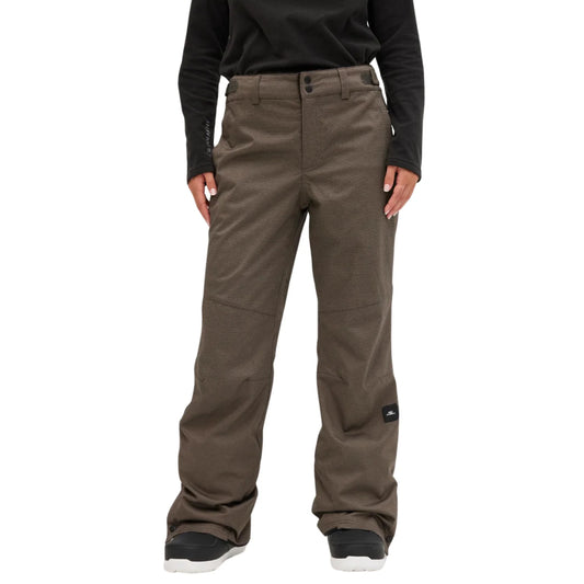 The O'Neill Star Melange Women's Snow Pant's 2024 in Raven