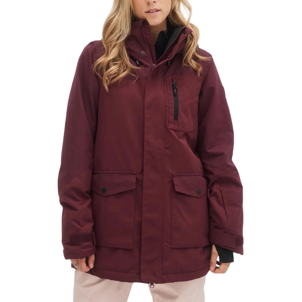 The O'Neill Utility Women's Jacket 2024 in Windsor Wine