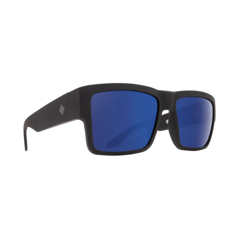 The SPY Cyrus Sunglasses 2024 in Matte Black/ Happy Bronze Blue Spectra