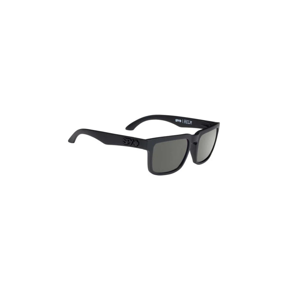 The SPY Helm Sunglasses 2024 in Soft Matte Black/ Happy Gray Green