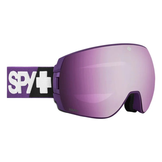 The SPY Legacy Goggles 2024 in Purple/ Happy Lens Rose Violet Mirror & Happy Lens LL Persimmon Silver Mirror