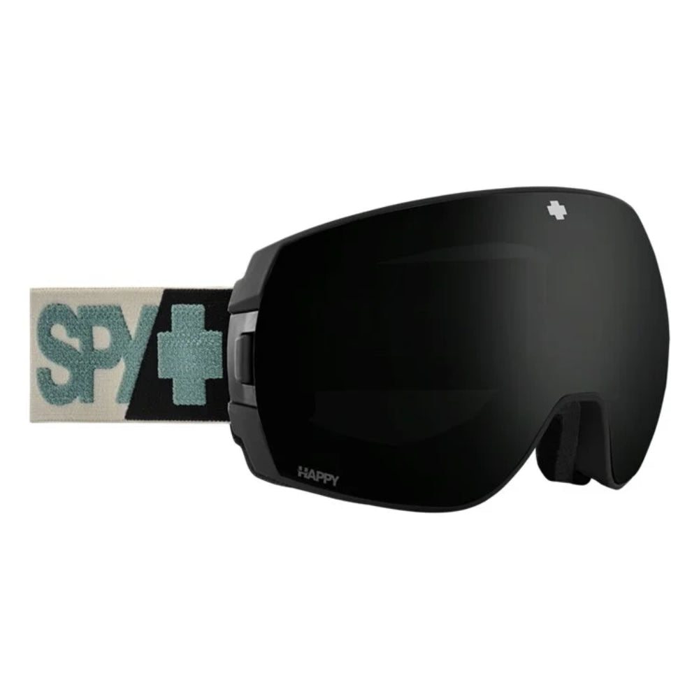The SPY Legacy Goggles 2024 in Warm Gray/ Happy Lens Gray Green Black Mirror & LL Persimmon Silver Mirror