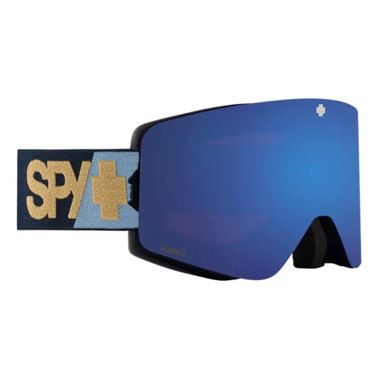 The SPY Marauder SE Goggles 2024 in Dark Blue/ Happy Lens Rose Dark Blue Mirror & Happy Lens LL Persimmon Silver Mirror