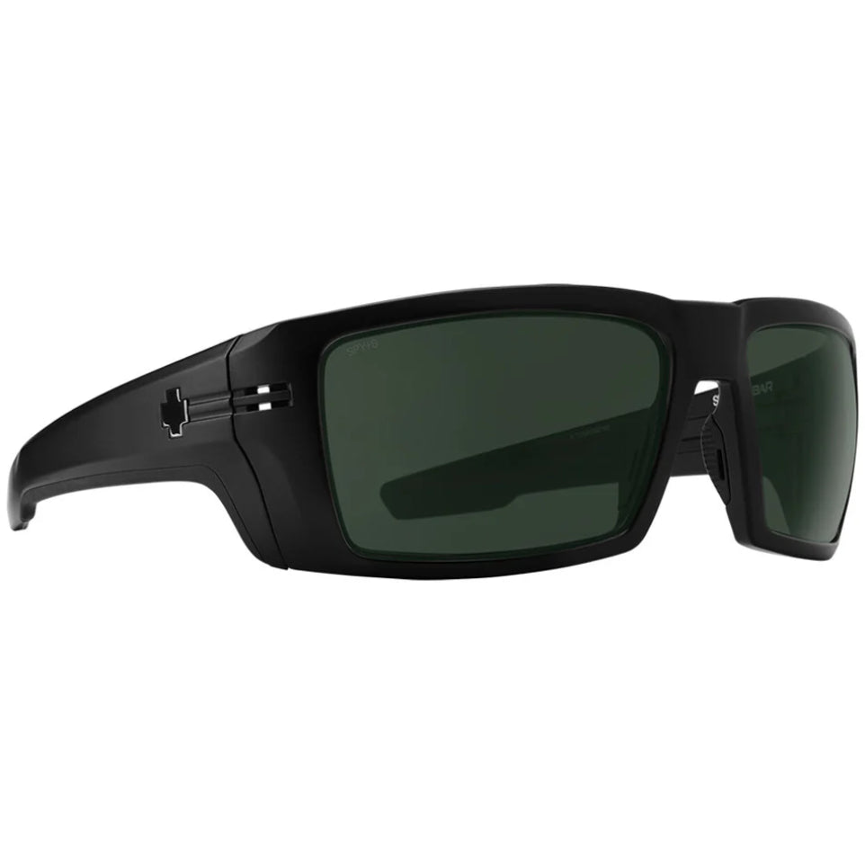 The SPY Rebar Ansi Sunglasses 2024 in Matte Black/ Happy Gray Green