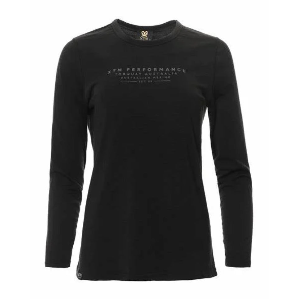 The XTM Adventure 170 Women's Thermal Top 2024 in Black