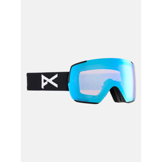 The Anon M5S Goggles, MFI Facemask & Spare Lens 2025 in Black/Perceive Variable Blue & Perceive Cloudy Pink