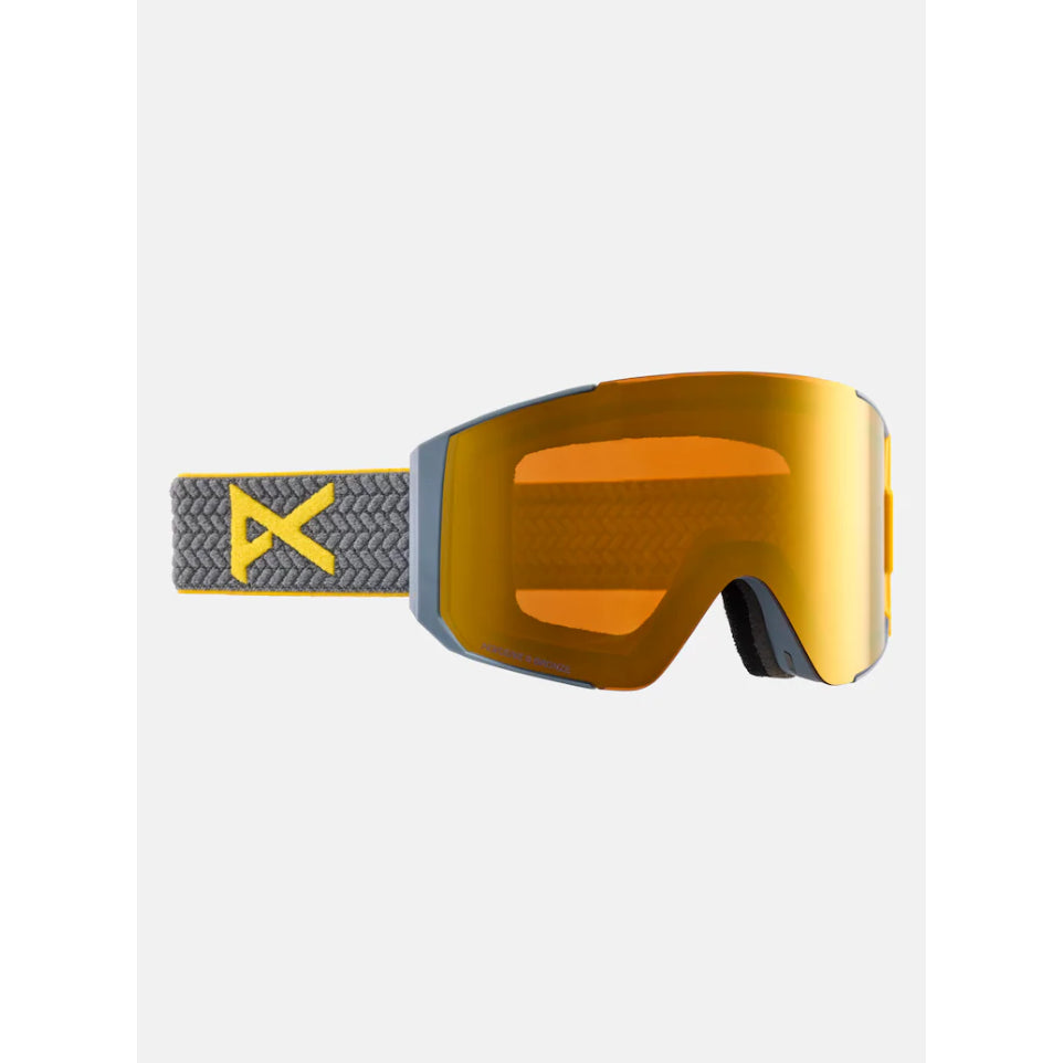 The Anon Sync Goggles & Spare Lens 2025 in Slate/Perceive Sunny Bronze & Perceive Cloudy Burst