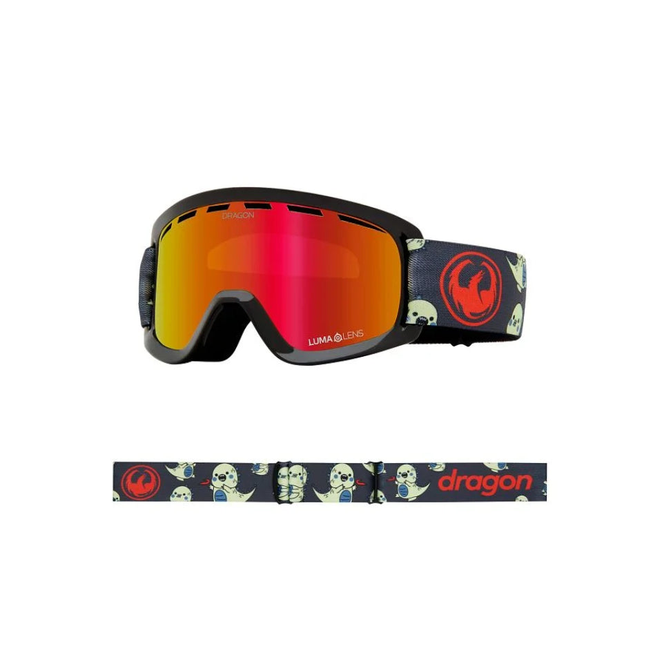 The Dragon Lil D Goggles 2025 in Lil Kaiju/ Lumalens Ion Red