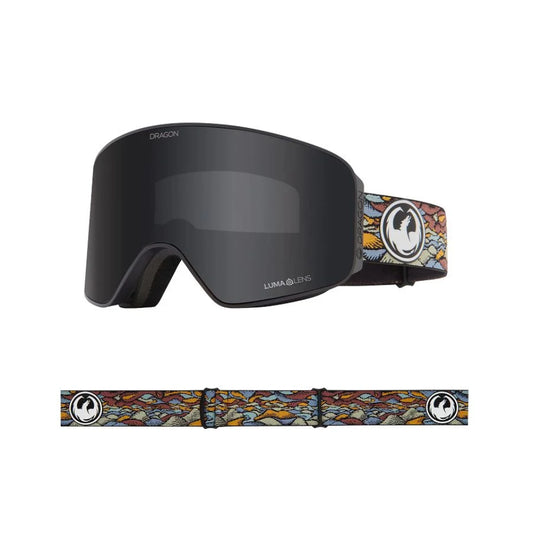 The Dragon NFX MAG OTG Goggles & Bonus Lens 2025 in Gigi Ruff/ Lumalens Dark Smoke & Lumalens Light Rose