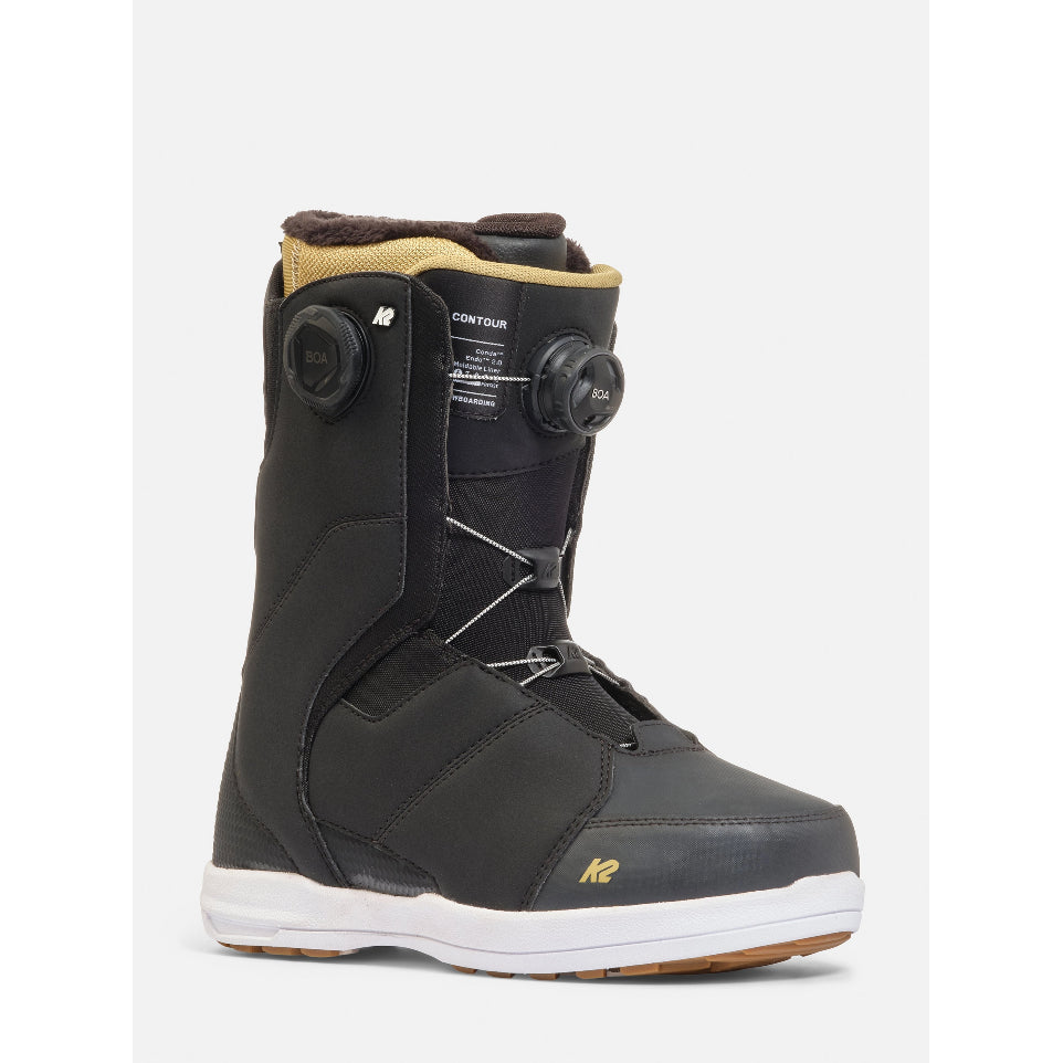 The K2 Contour Women's Snowboard Boots 2025 in Black