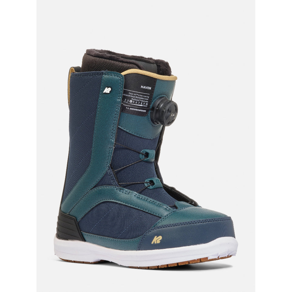 The K2 Haven Boa Women's Snowboard Boots 2025 in Blue