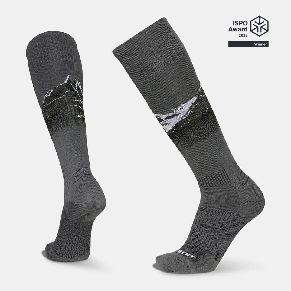 The Le Bent Cody Townsend Pro Series Zero Cushion Snow Sock 2025 in Gunmetal Grey