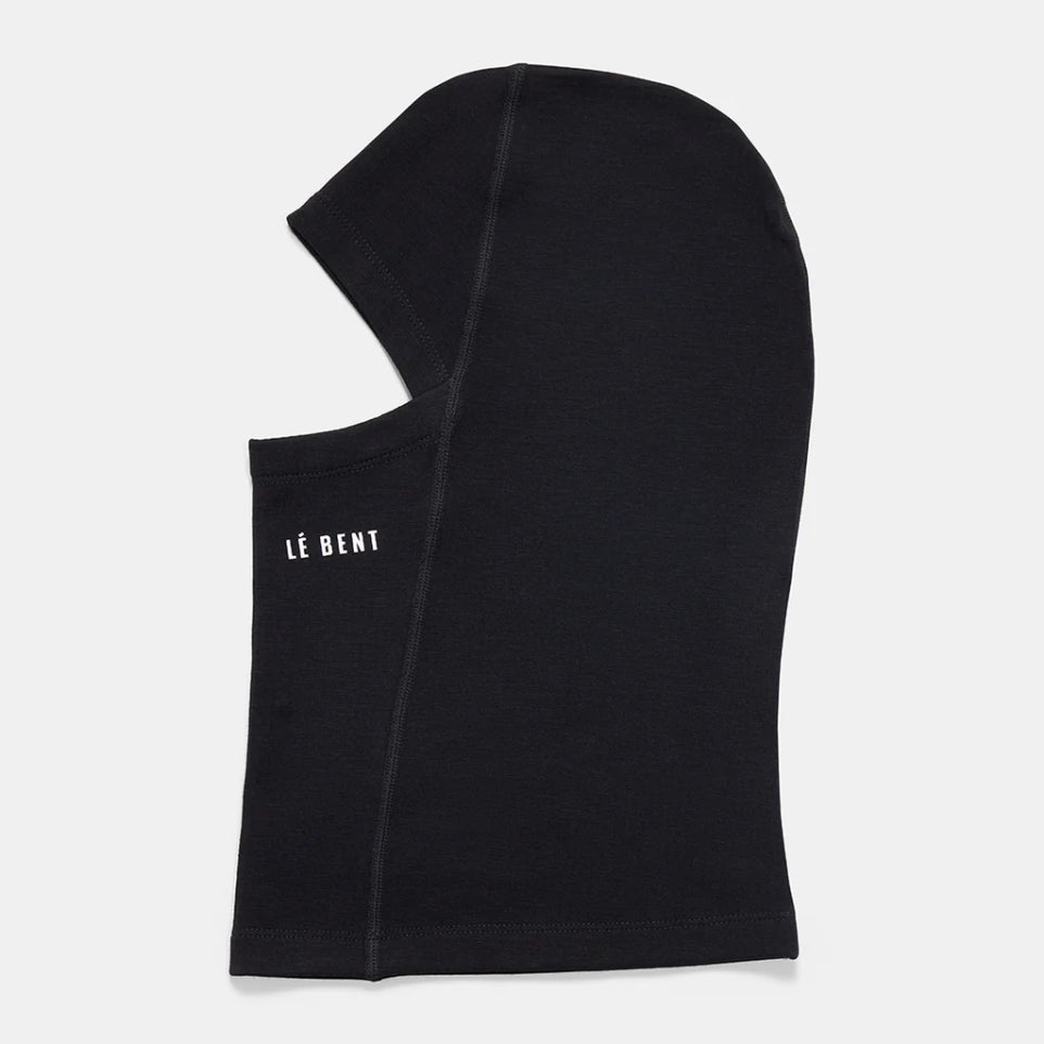 The Le Bent Waffle Midweight Kid's Balaclava 2025 in Black