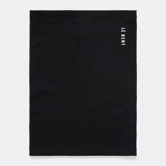 The Le Bent Waffle Midweight Kid's Neck Gaiter 2025 in Black