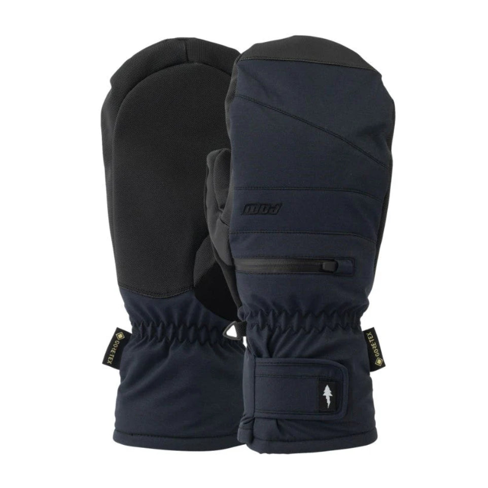 The Pow Wayback GTX Men's Short Mitts 2025 in Black