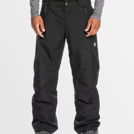 The Quiksilver Mission Gore-Tex Men's Snow Pants 2025 in True Black