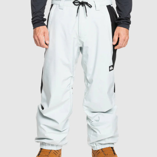 The Quiksilver Snow Down Men's Snow Pants 2025 in Ice Flow