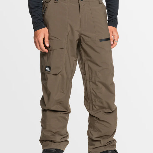 The Quiksilver Utility Men's Snow Pants 2025 in Canteen