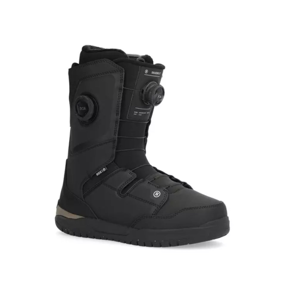 The Ride Deadbolt Zonal Men's Snowboard Boots 2025 in Black