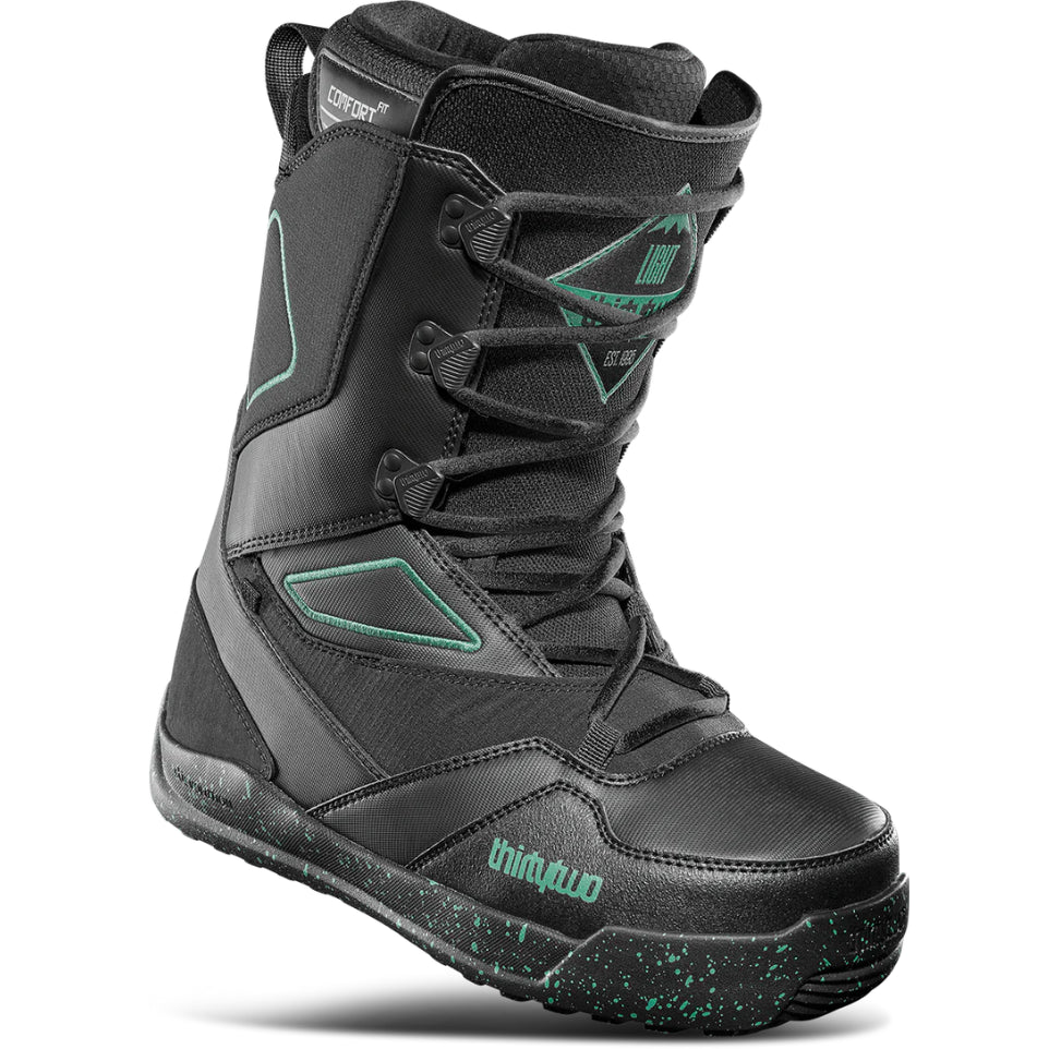 The ThirtyTwo Light Men's Snowboard Boots 2025 Black/Green